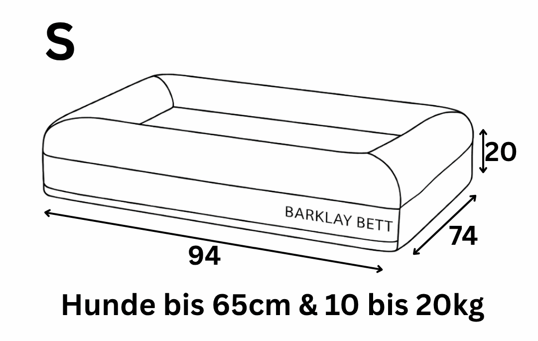 Orthopädisches Hundebett Boucléstoff